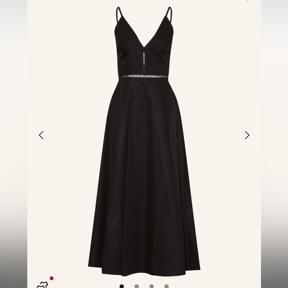 COS V-NECK MIDI SLIP DRESS